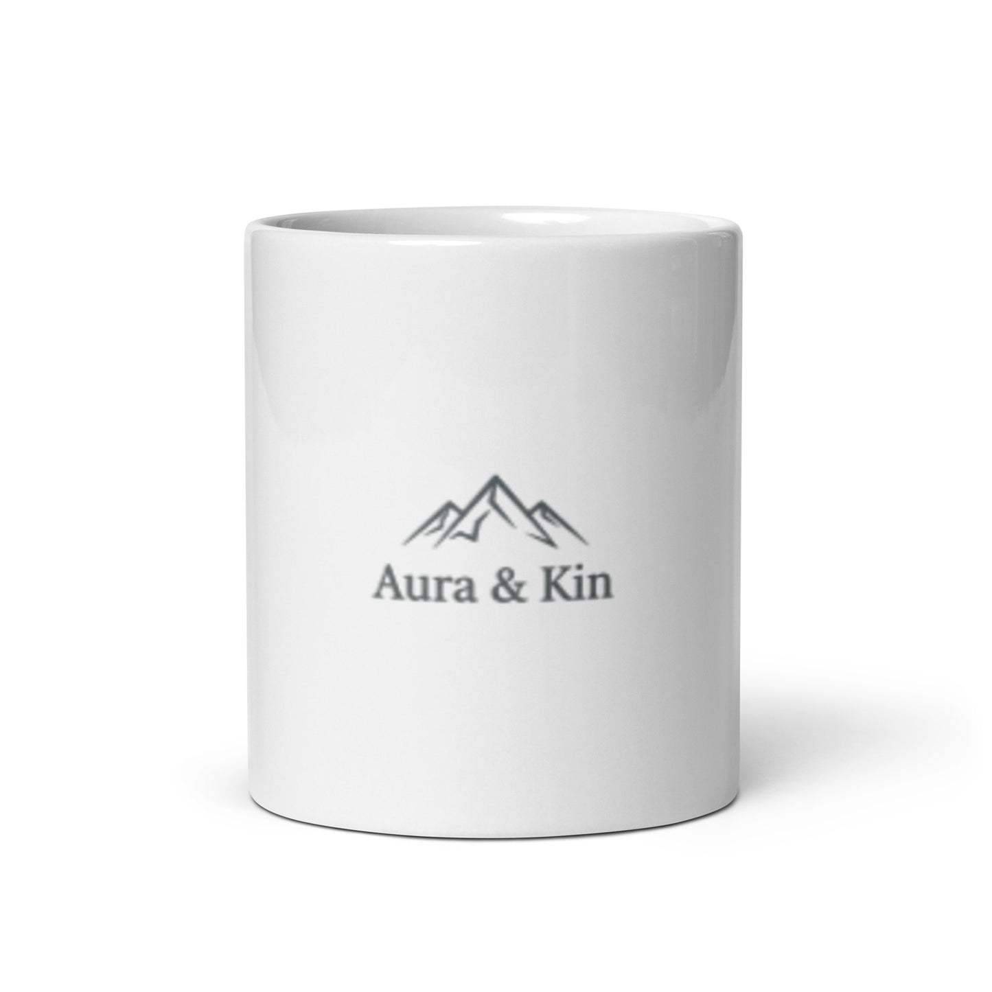 Aura & Kin Classic Mug – 11oz front view