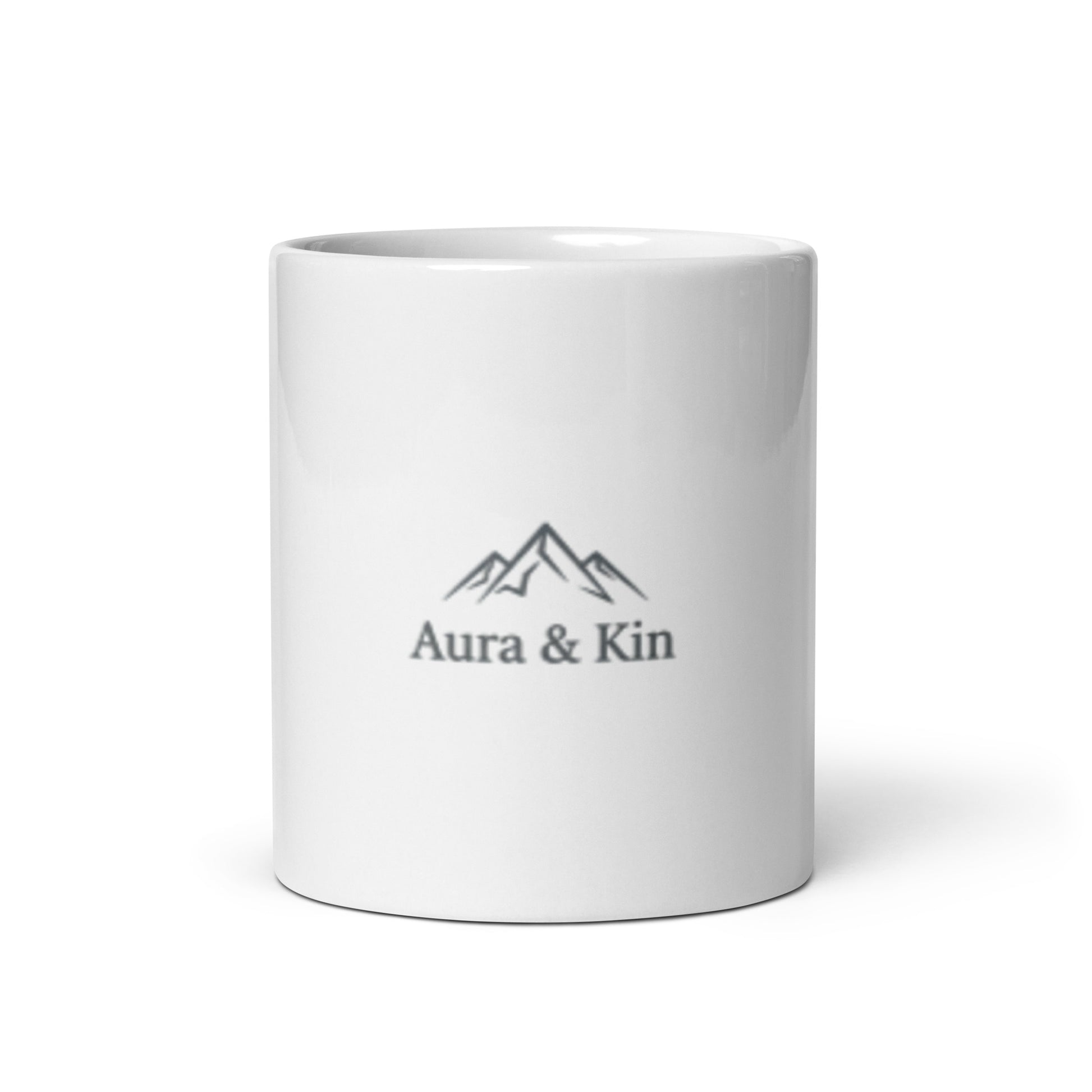 Aura & Kin Classic Mug – 11oz front view